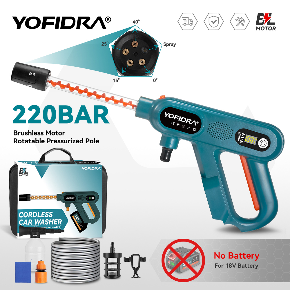 YOFIDRA 3500W Brushless High P - Car Shampoo Ph avaliação e preço