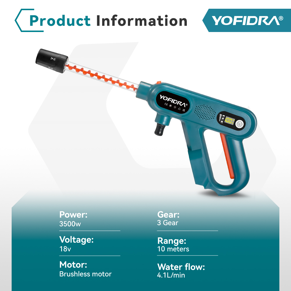 YOFIDRA 3500W Brushless High P - Car Shampoo Ph avaliação e preço