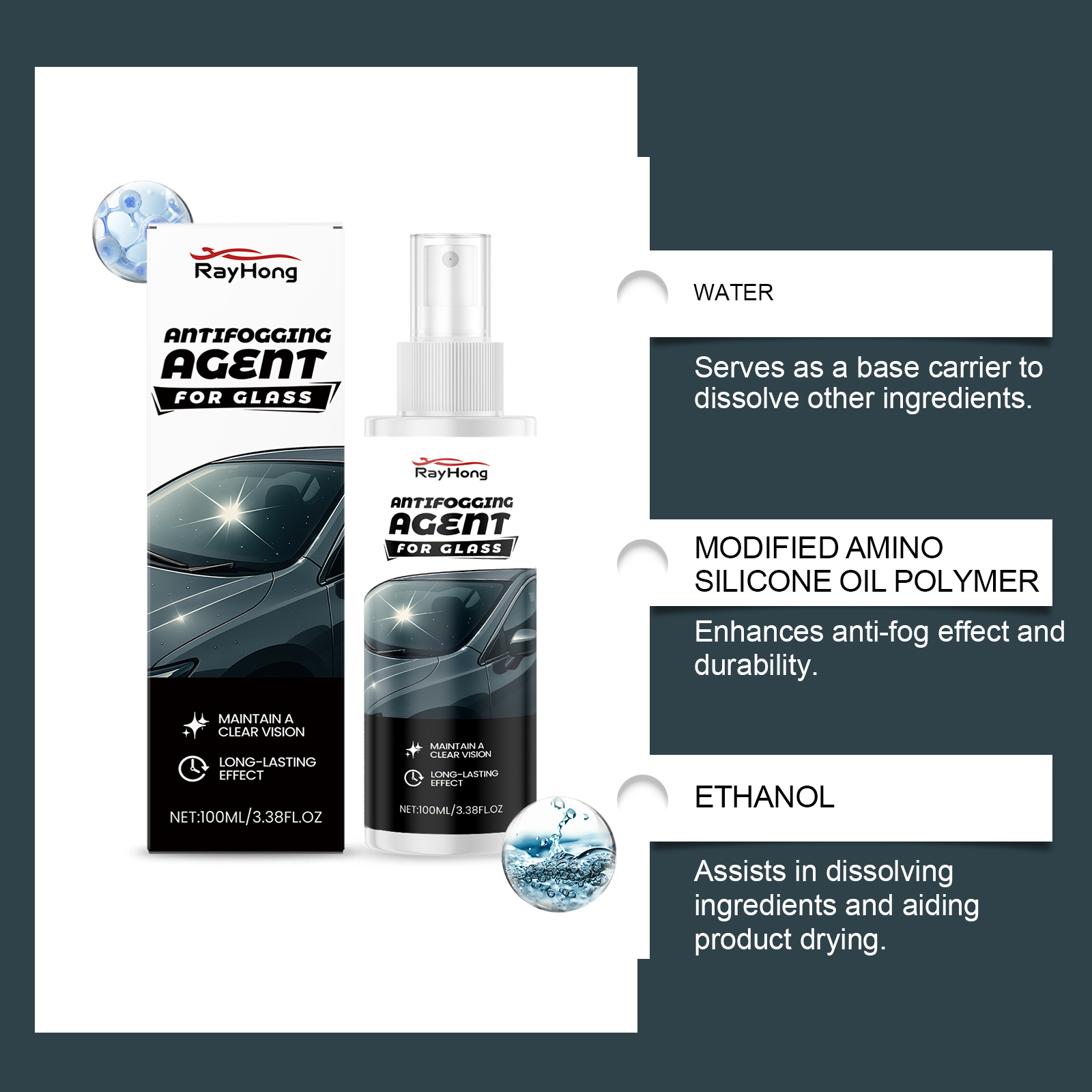 Cars Glass Anti-Rain Spray Aut - Car Shampoo Ph avaliação e preço