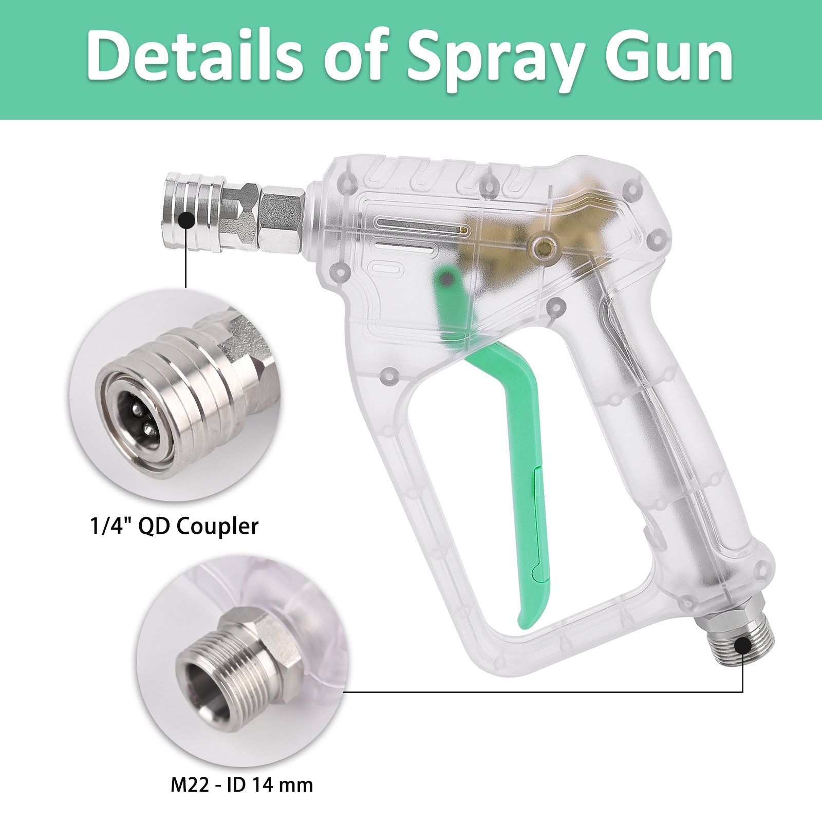 High Pressure Washer Gun with  - Pressure Washer Foam Gun avaliação e preço