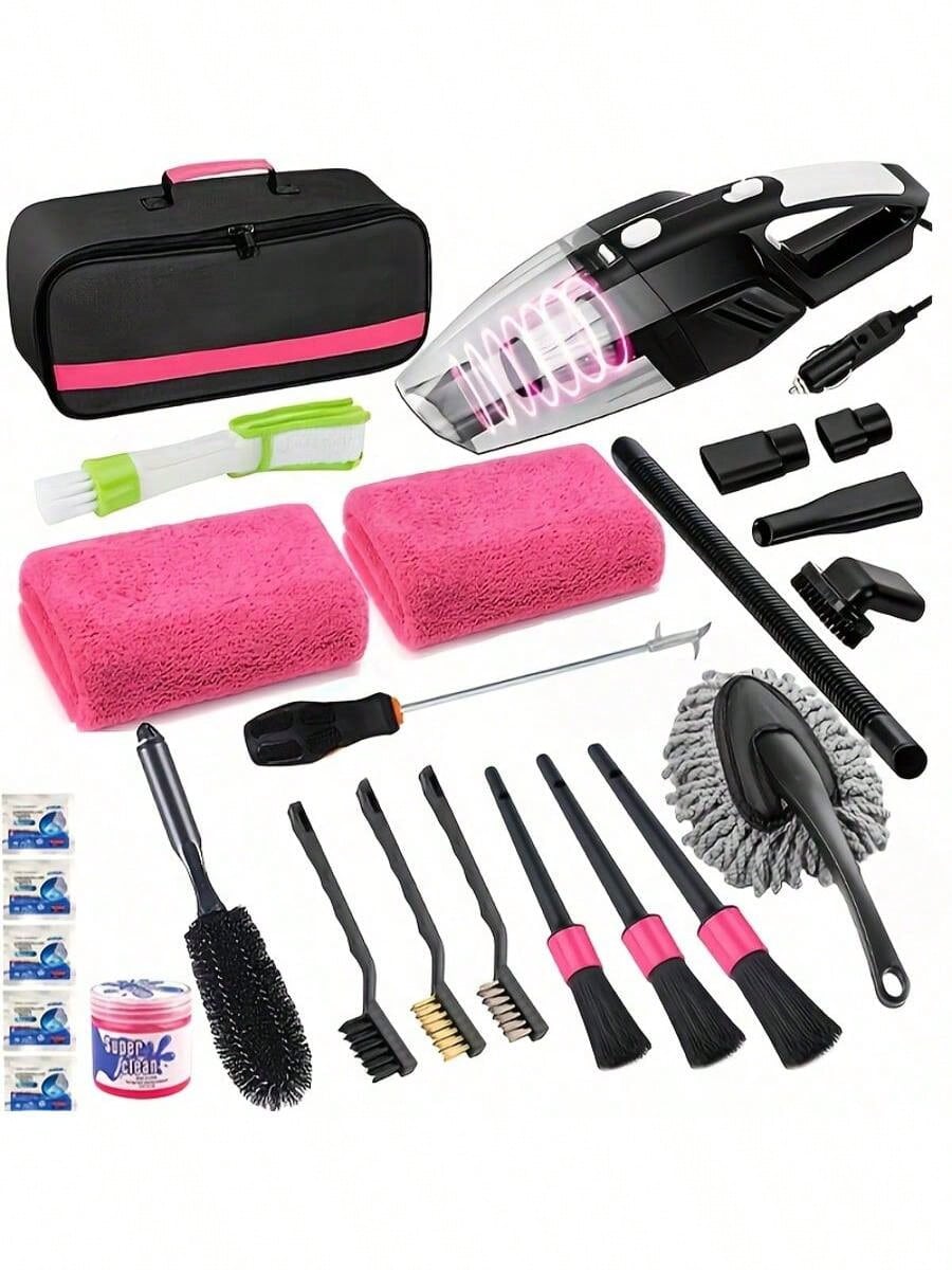 25pcs Car Cleaning Wash Kit In - Interior Detailing Kit avaliação e preço