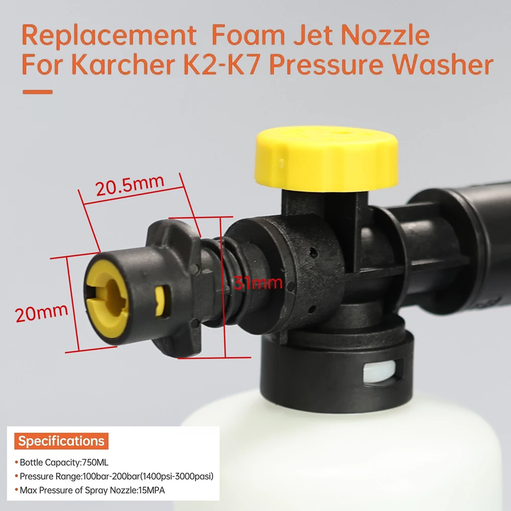 Foam Cannon for Karcher K2 K3  - Pressure Washer Foam Gun avaliação e preço