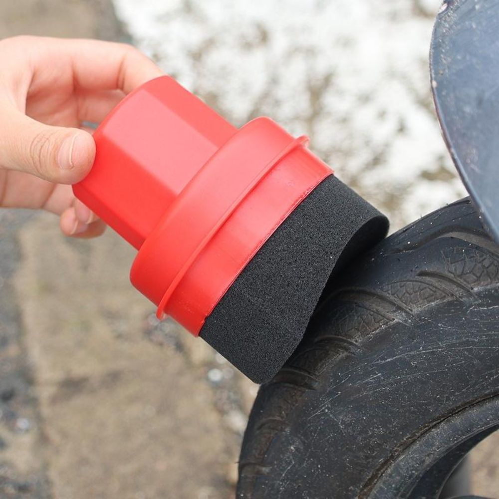 Curved Tire Polishing Sponge w - Wax Applicator Pad avaliação e preço