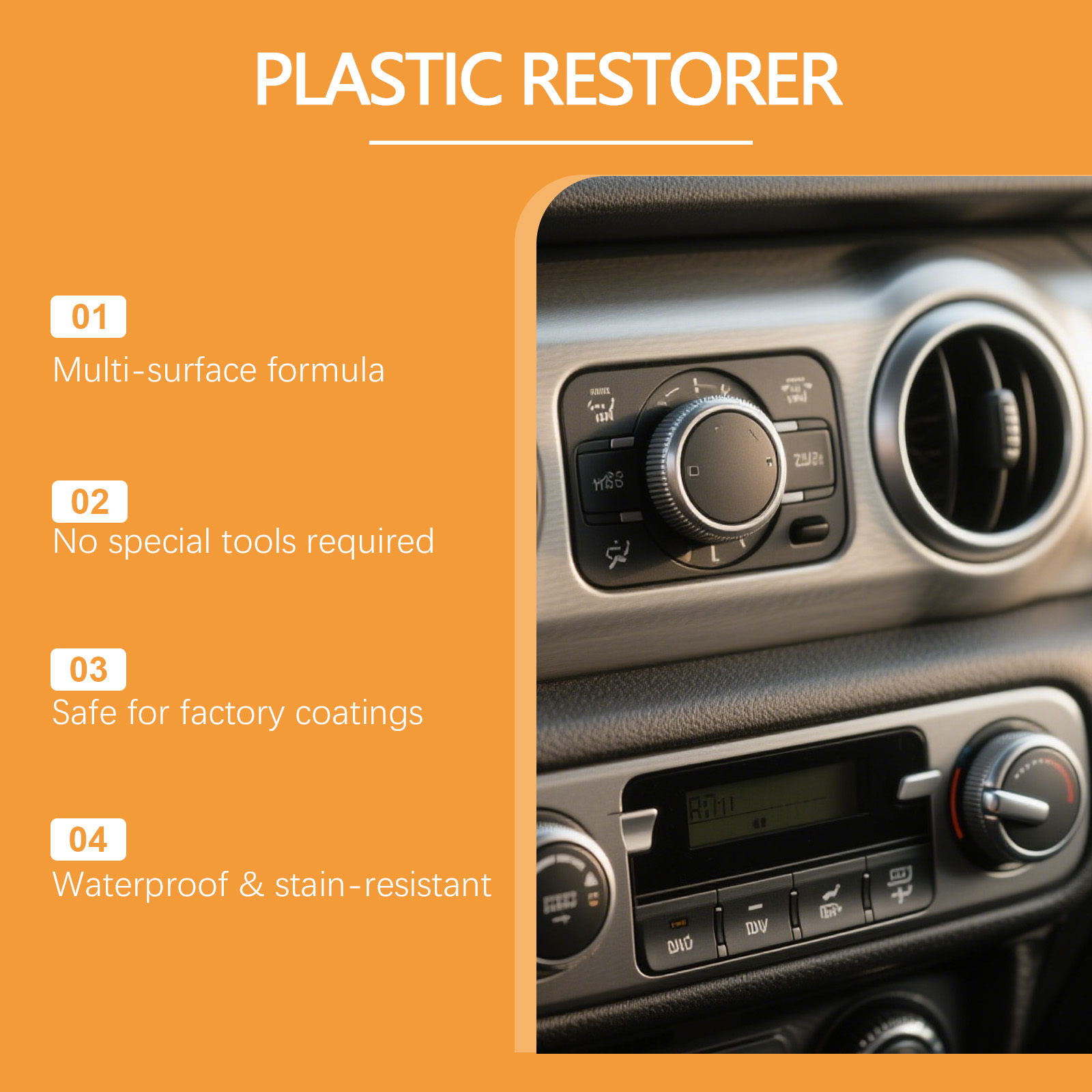 Automotive Plastic Restorer Pa - Leather Cleaner Interior avaliação e preço