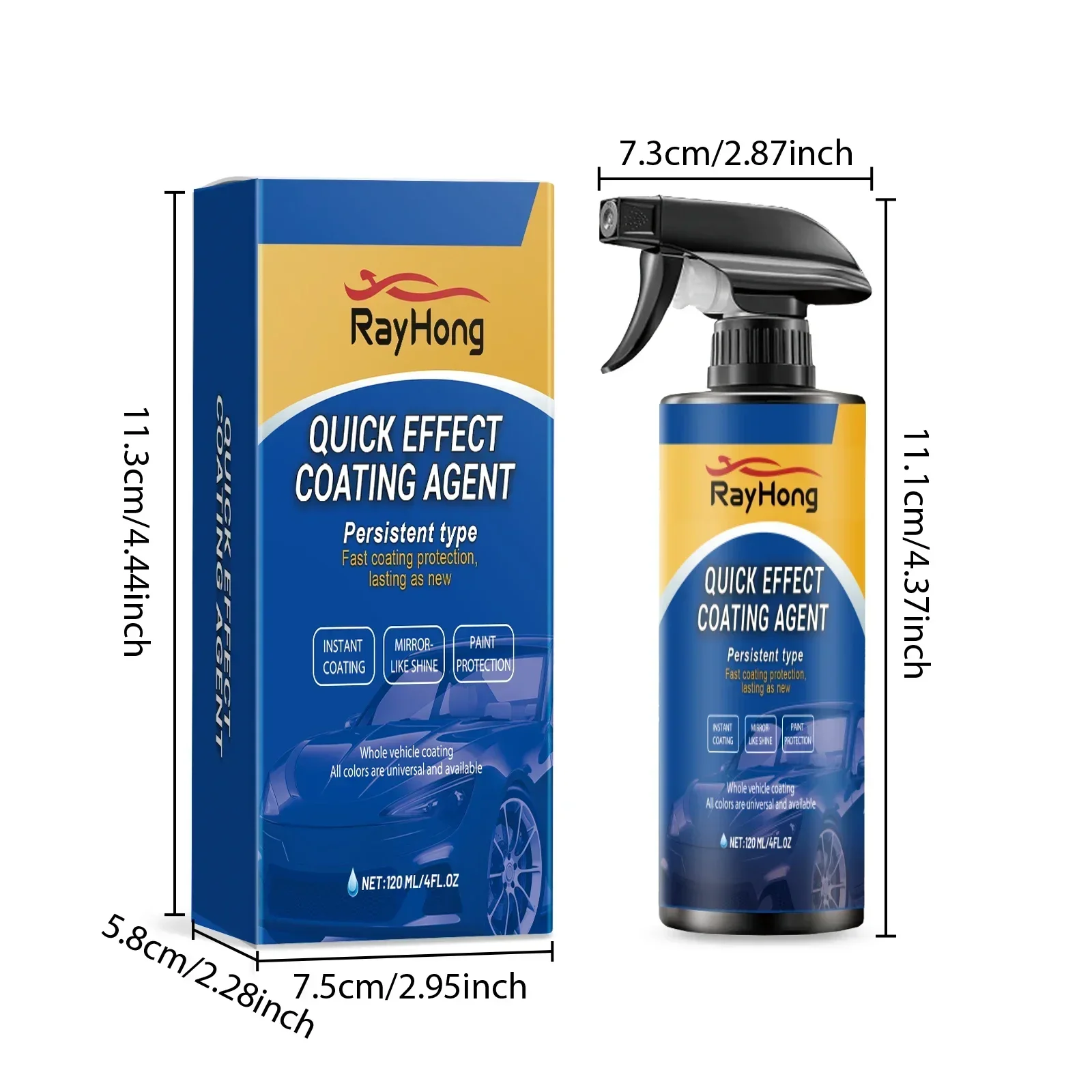 NEW Car Coating Spray Hydropho - Car Wax Ceramic Coating avaliação e preço