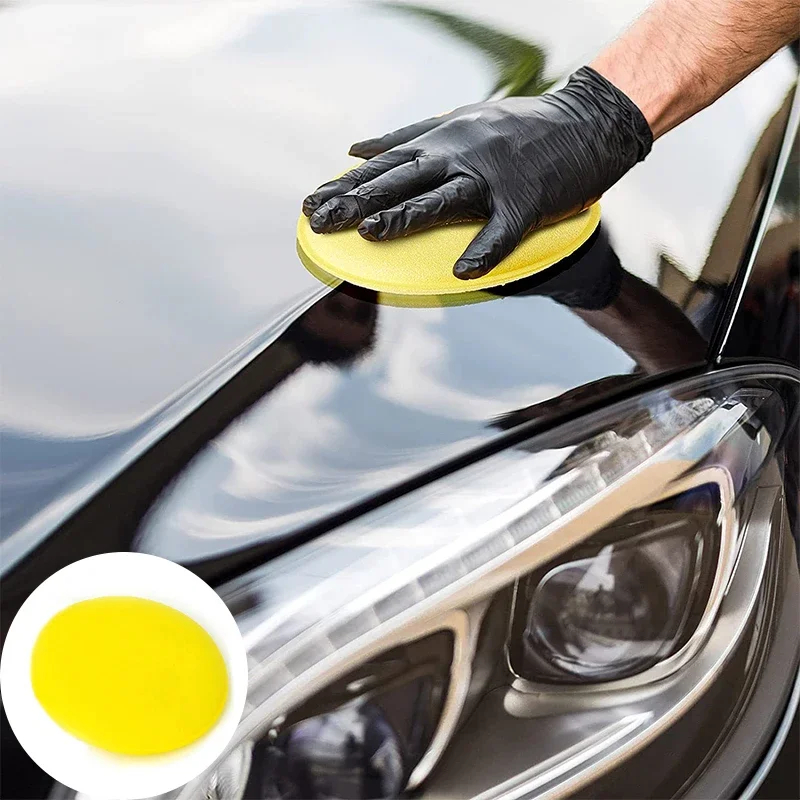 12Pcs Round Car Waxing Polish  - Wax Applicator Pad avaliação e preço