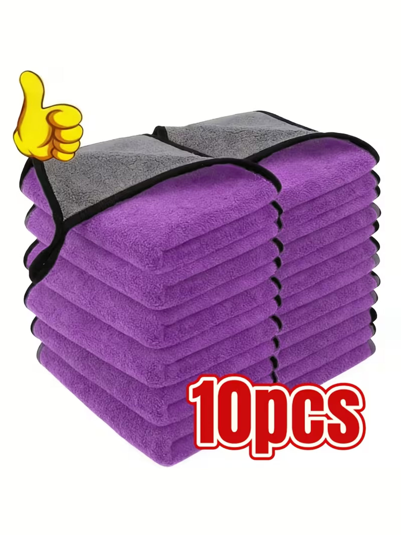 10-Pack Double-Sided Coral Vel - Microfiber Towel Detailing avaliação e preço