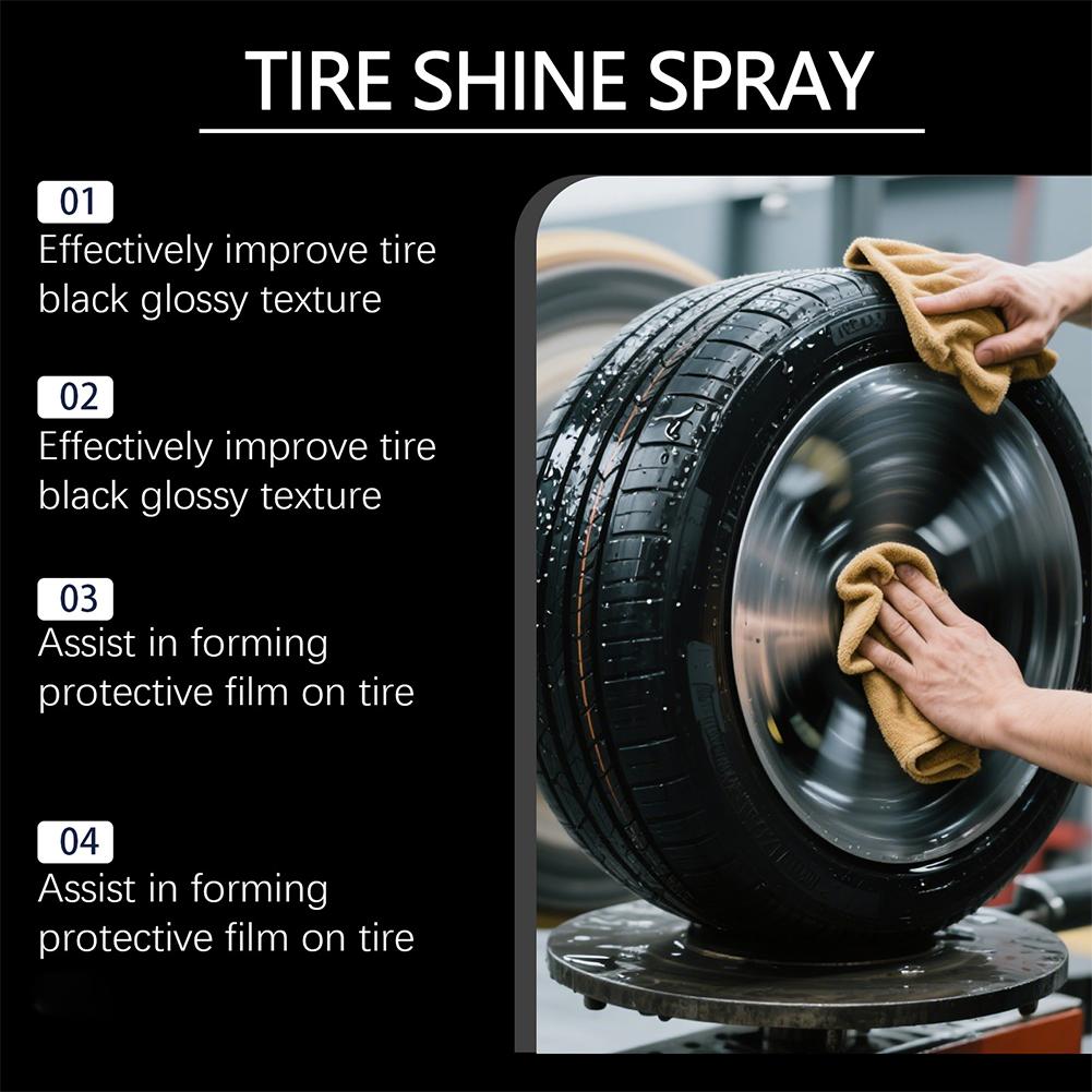 Tyre Gloss Tire Coating Spray  - Tire Shine Spray Sealant avaliação e preço