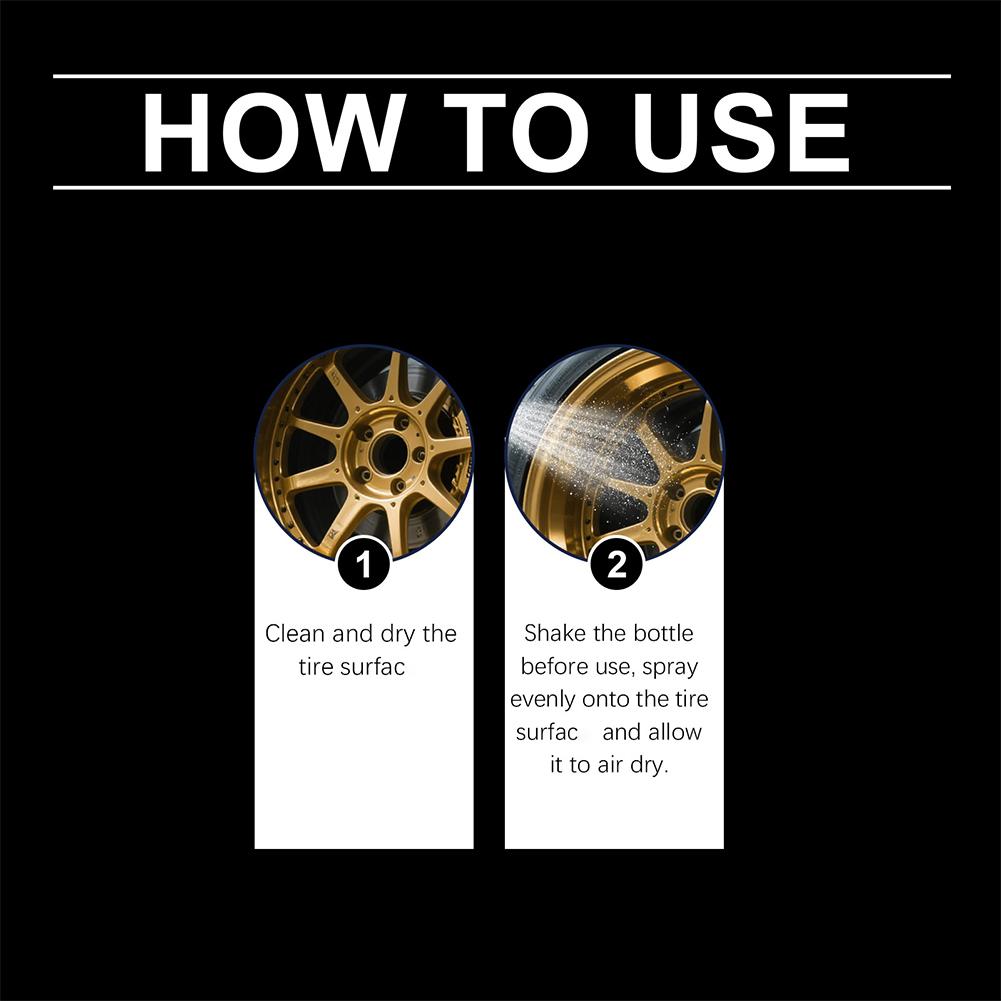 Tyre Gloss Tire Coating Spray  - Tire Shine Spray Sealant avaliação e preço