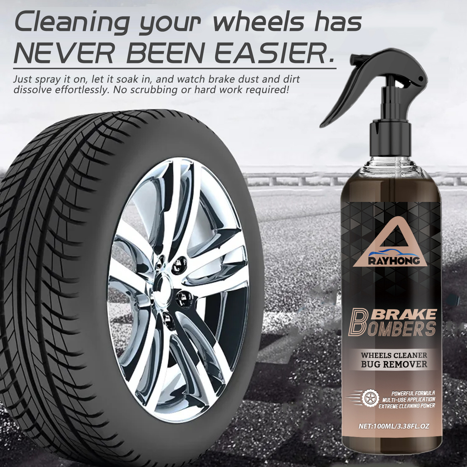 120ml Non Acid Wheel Cleaner B - Wheel Cleaner Alloy avaliação e preço