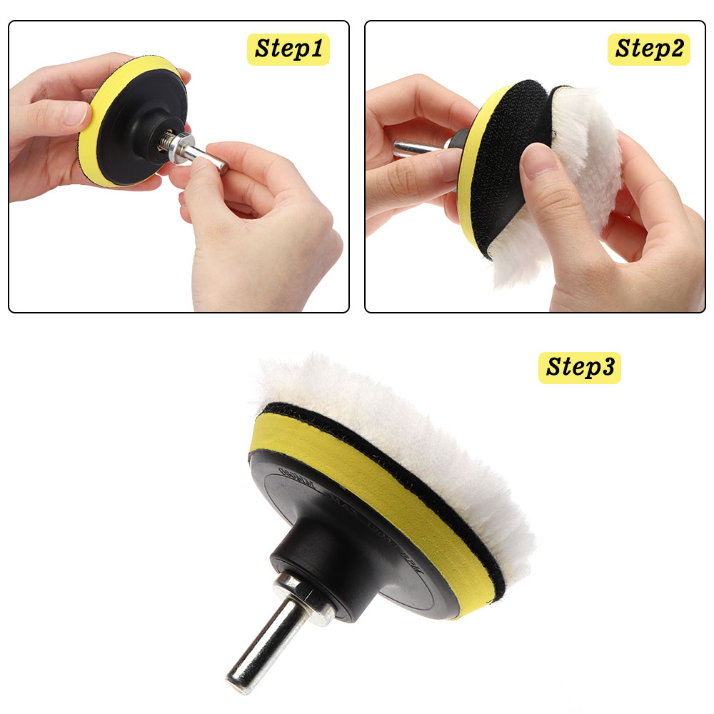 8pcs Auto Car Polishing Pad Ki - Polish Pad Set Buffer avaliação e preço