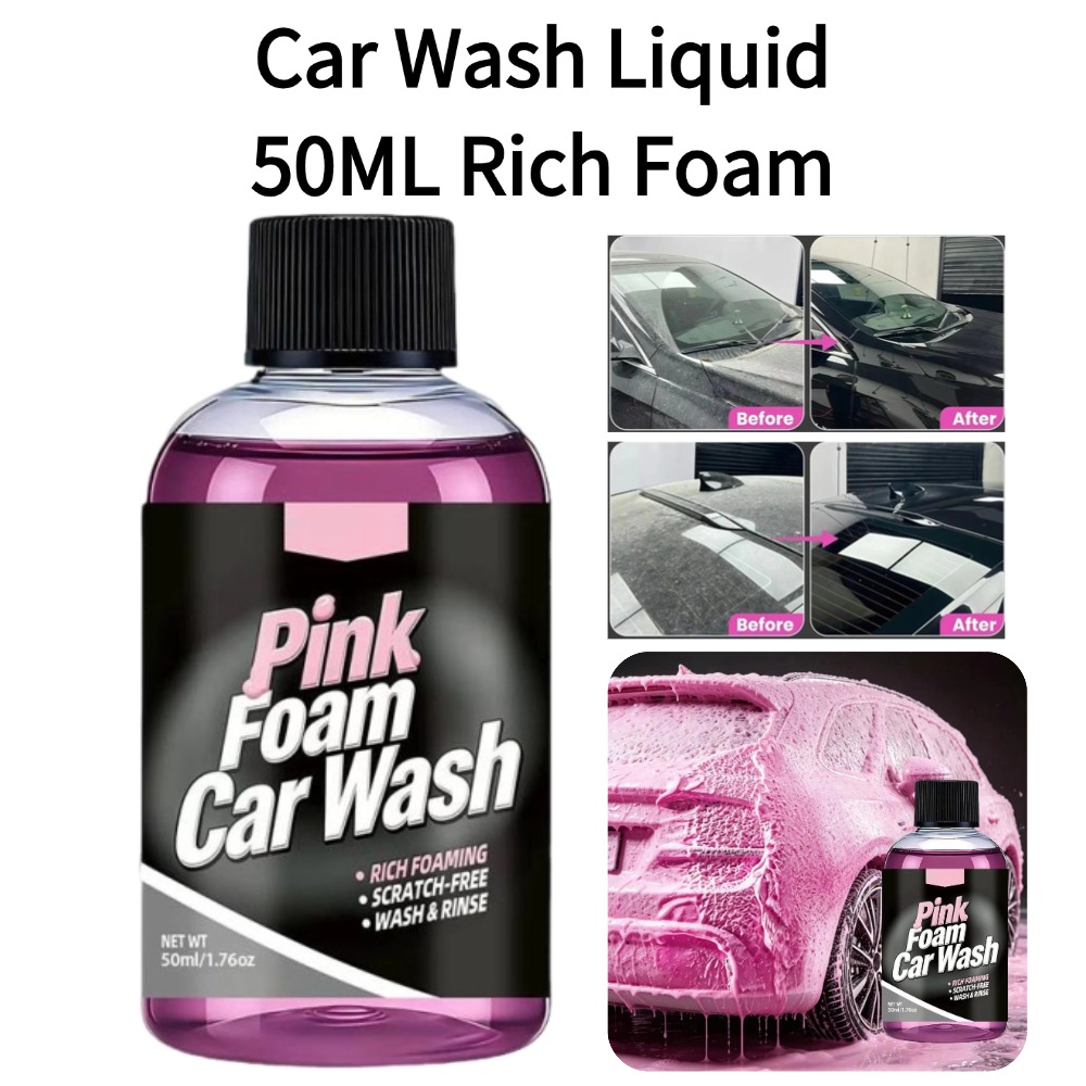 50ml Foam Car Wash Liquid Acti - Microfiber Towel Detailing avaliação e preço