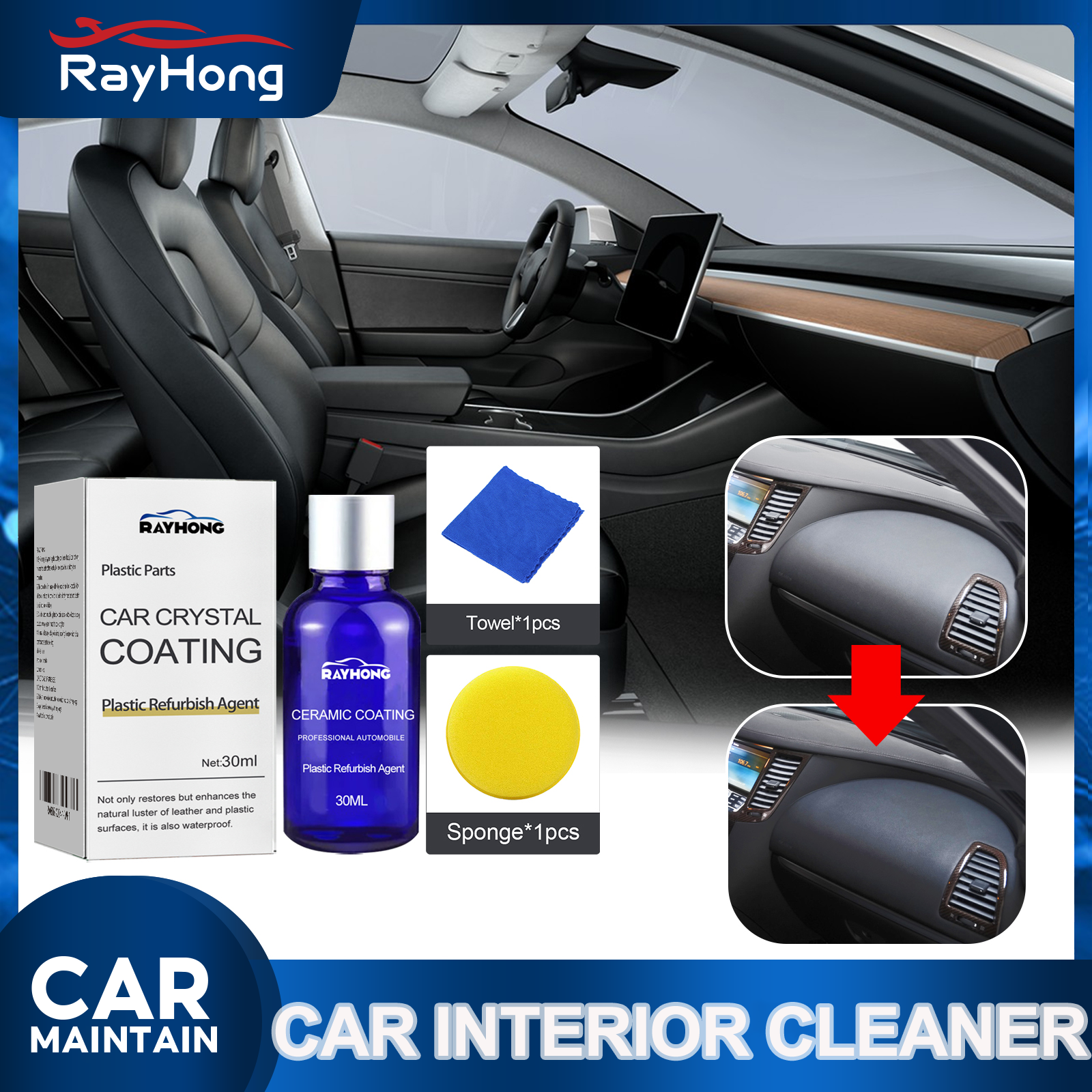 Plastic Restorer Dashboard Res - Trim Restorer Plastic avaliação e preço