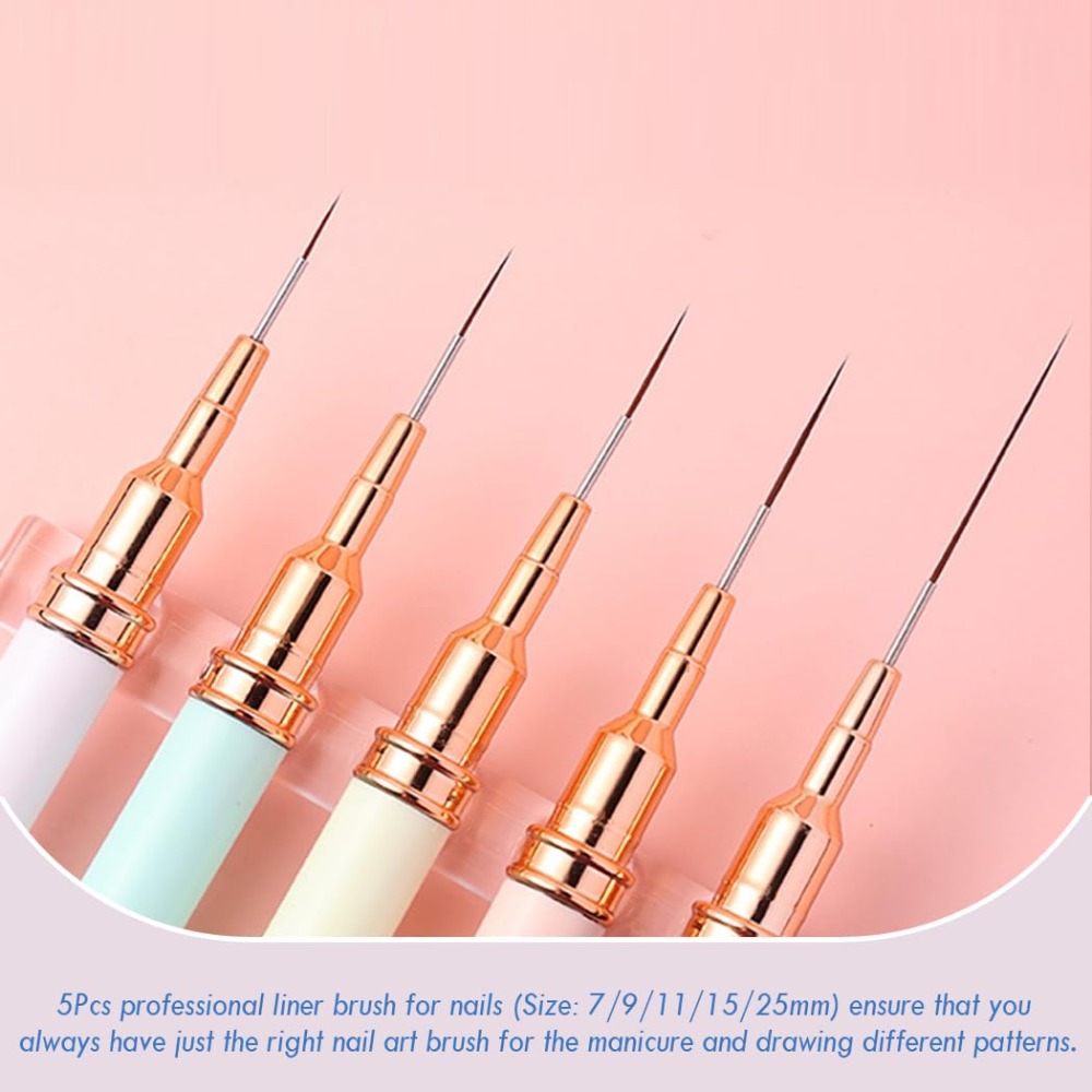 Professional Nail Art Liner Br - Detailing Brush Set avaliação e preço