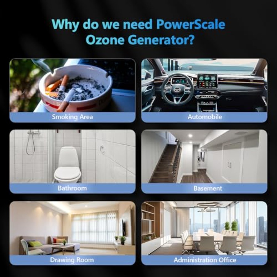 Ozone Generator 90000mg/h O3 I - Odor Eliminator Car avaliação e preço