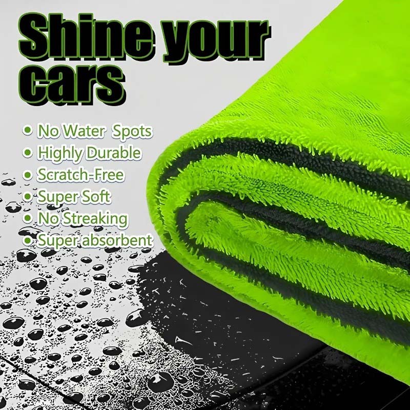 1PC 1000GSM Dual-Sided Microfi - Microfiber Towel Detailing avaliação e preço