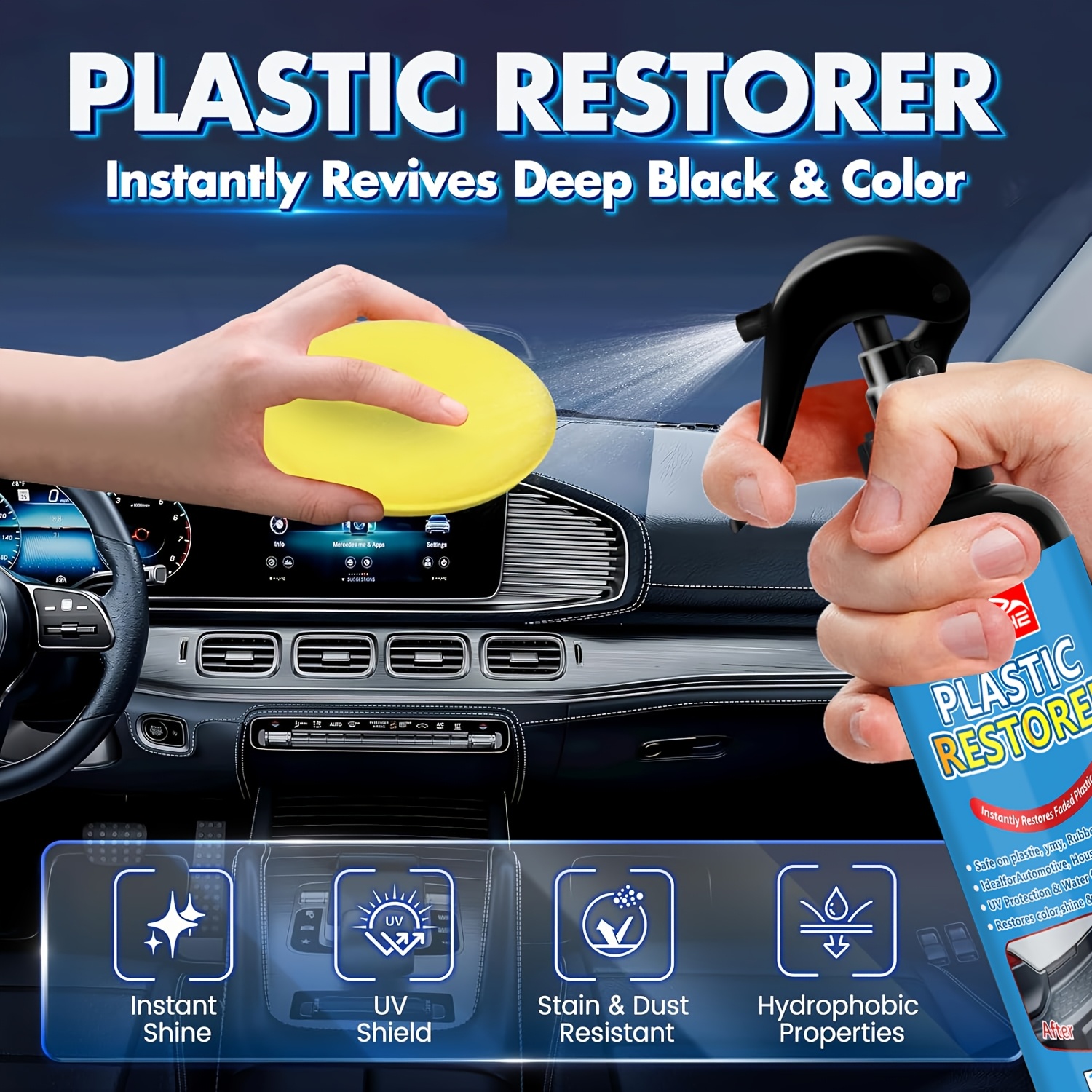 Black Trim And Plastic Restore - Trim Restorer Plastic avaliação e preço