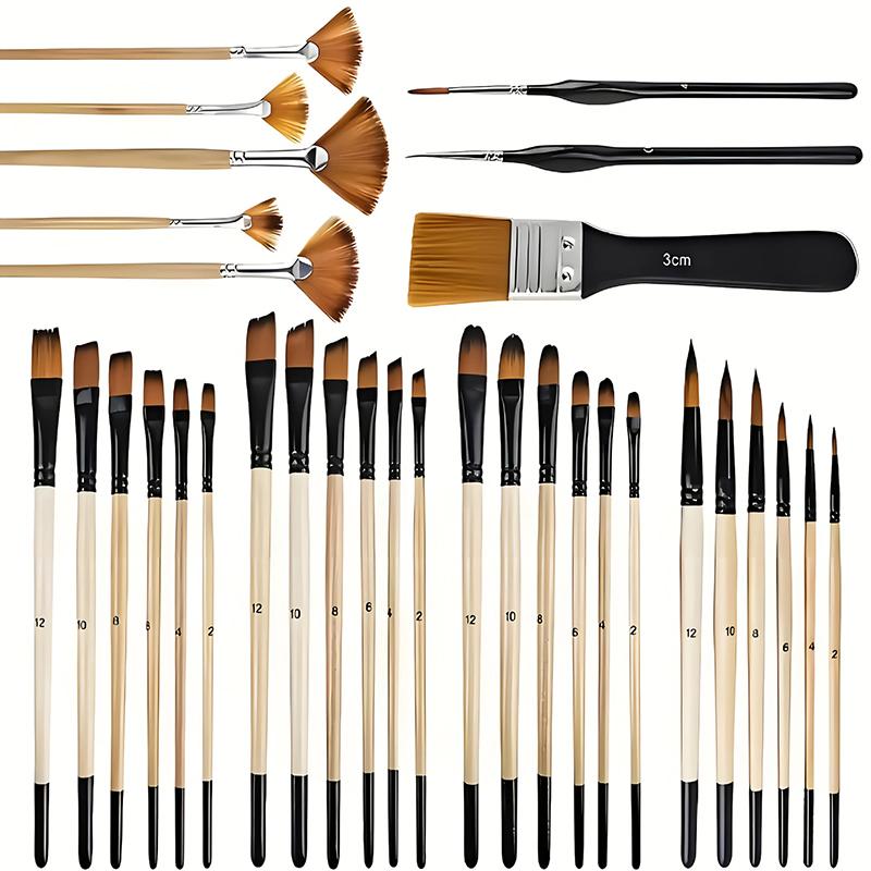 32Pcs/pack Paint Brush Set For - Detailing Brush Set avaliação e preço