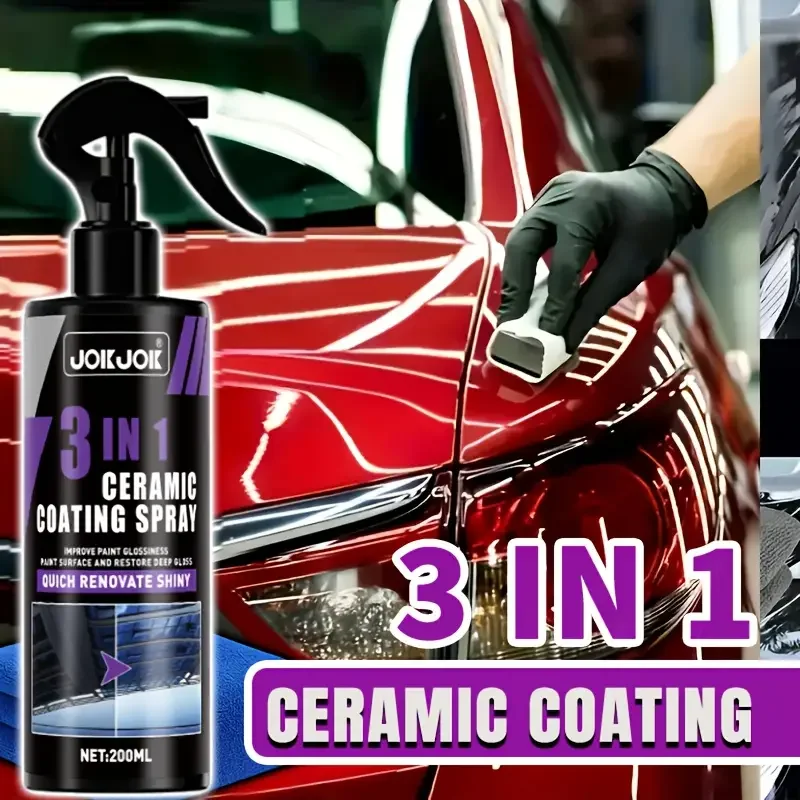 3 in 1 Car Ceramic Liquid Coat - Car Wax Ceramic Coating avaliação e preço