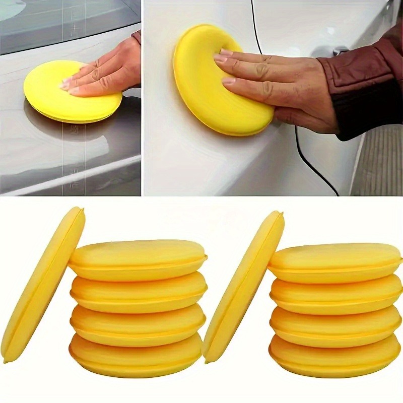 1/5PCS 10cm round Car Wax Appl - Wax Applicator Pad avaliação e preço