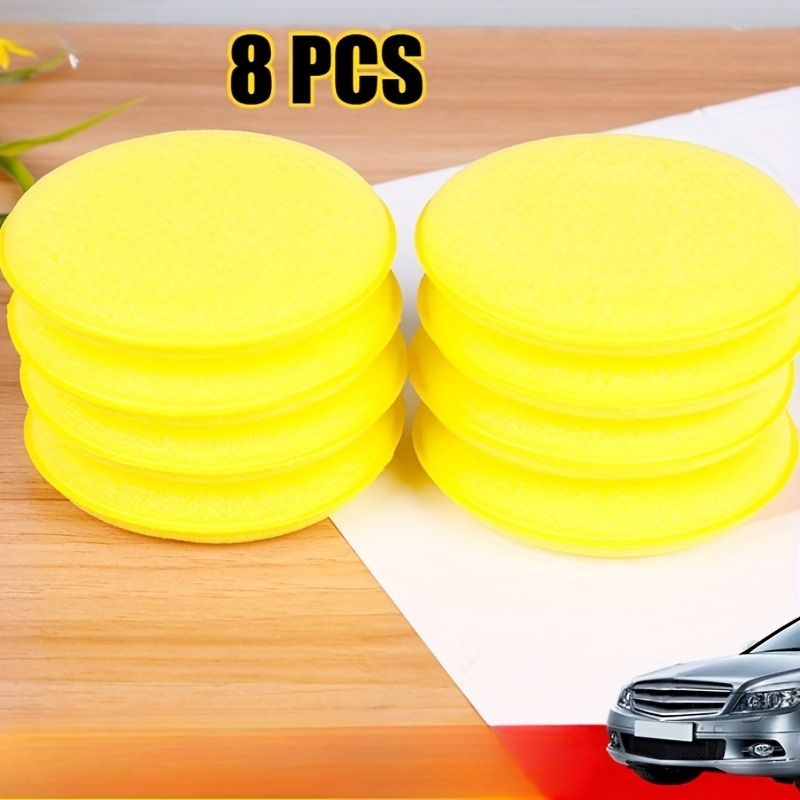 1/5PCS 10cm round Car Wax Appl - Wax Applicator Pad avaliação e preço