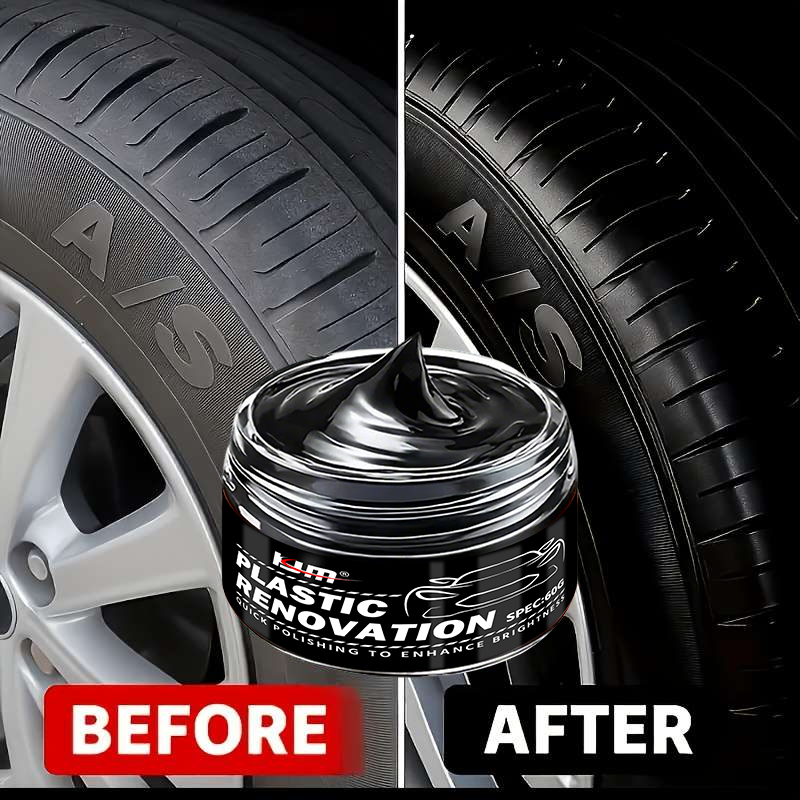 KJM Deep Black Gloss Car Renov - Trim Restorer Plastic avaliação e preço