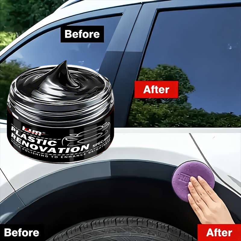 KJM Deep Black Gloss Car Renov - Trim Restorer Plastic avaliação e preço