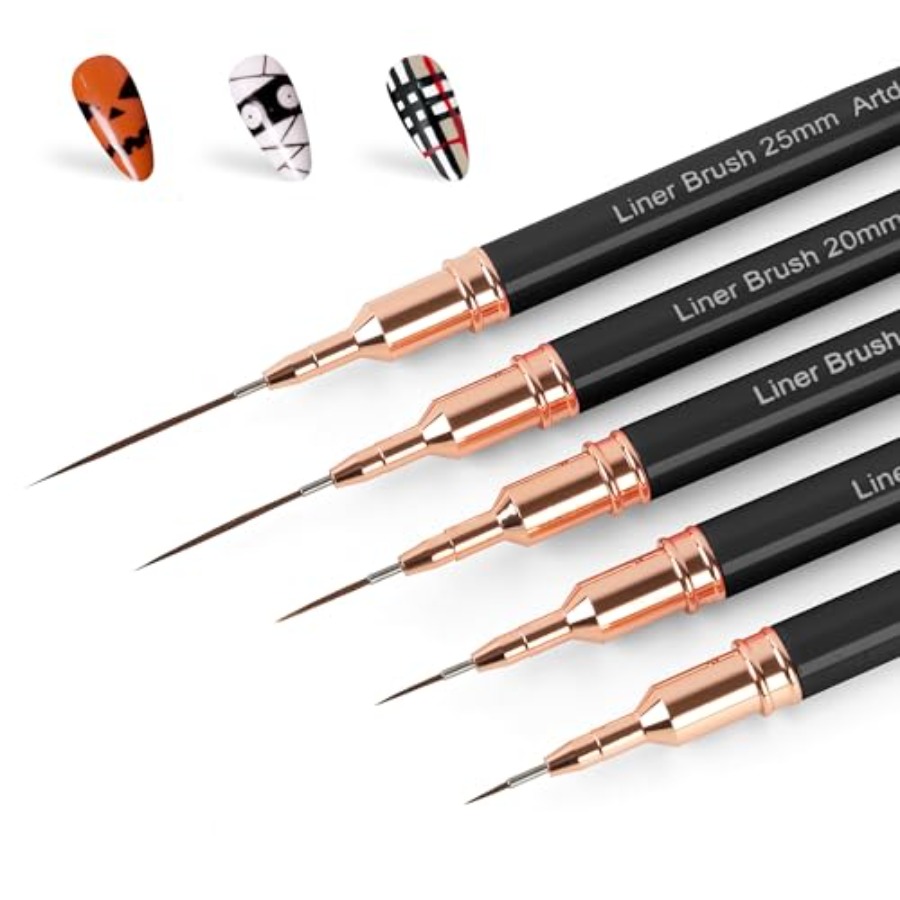 Metallic Nail Art Pens, Liner  - Detailing Brush Set avaliação e preço