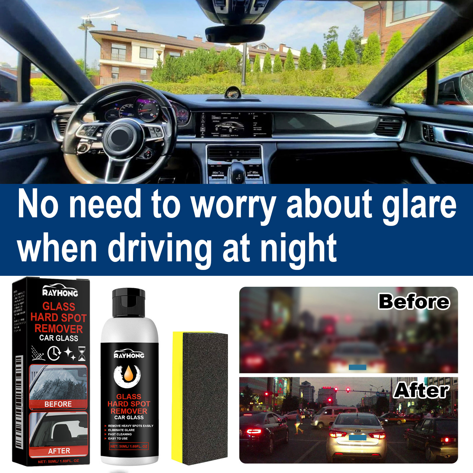 Car Glass Polishing Paste Wind - Car Shampoo Ph avaliação e preço