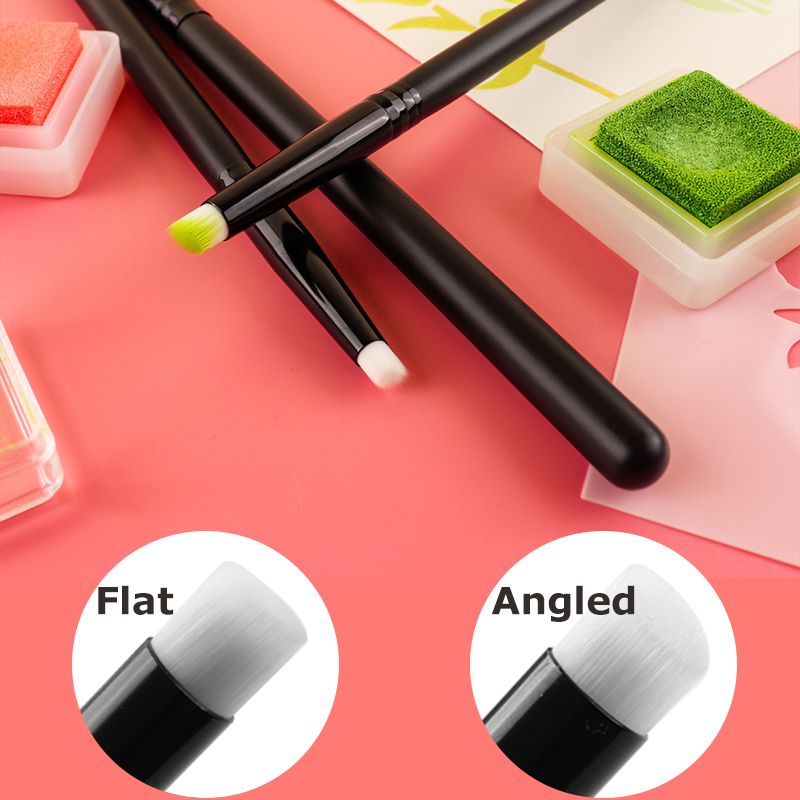 3Pcs/set Flat /angled Detailed - Detailing Brush Set avaliação e preço