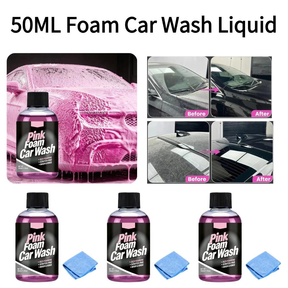 50ml Foam Car Wash Liquid Rich - Microfiber Towel Detailing avaliação e preço