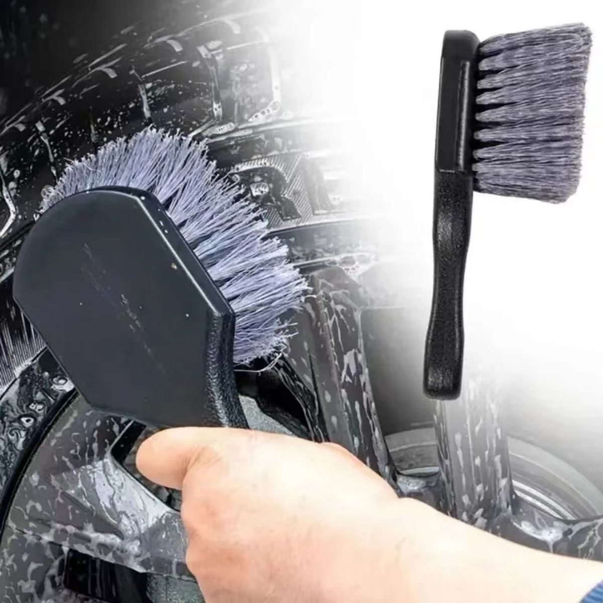 Car Wheel Cleaning Brush Detai - Car Cleaning Brush avaliação e preço